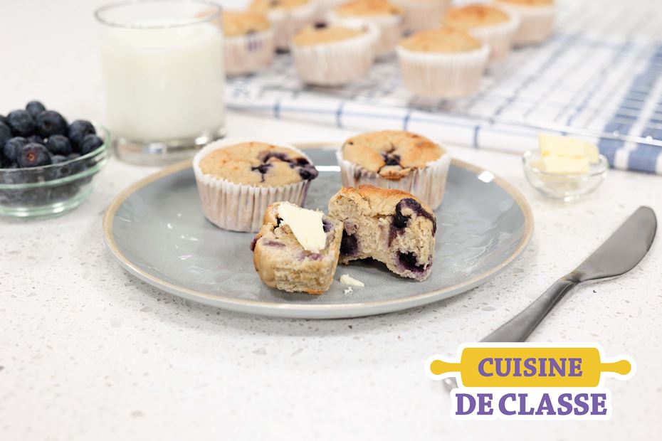 Muffins au mélangeur 